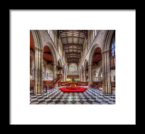 Oxford Framed Print featuring the photograph St Mary The Virgin Church - Nave by Yhun Suarez