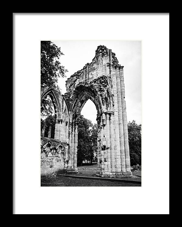 Abbey Framed Print featuring the photograph St. Mary's Abbey by Ross Henton