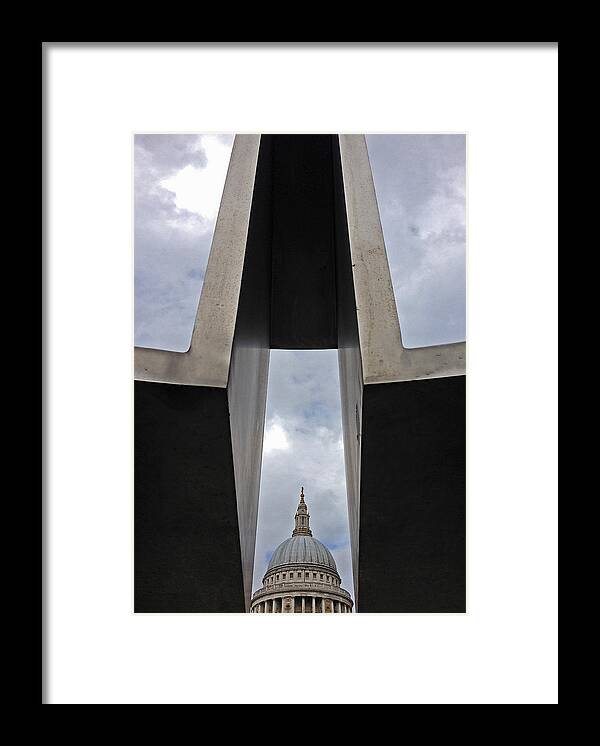 St.peters Cathedral Framed Print featuring the photograph St. Pauls Cathedral by Kate Gibson Oswald