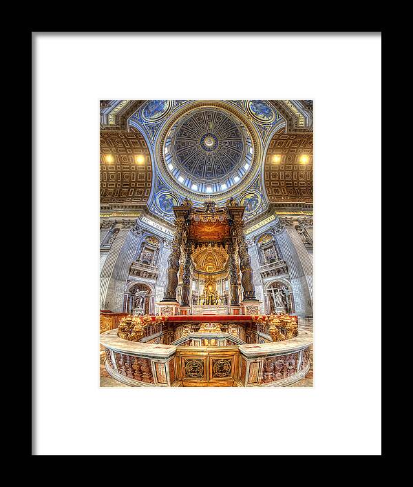 Yhun Suarez Framed Print featuring the photograph St Peter's Basilica by Yhun Suarez