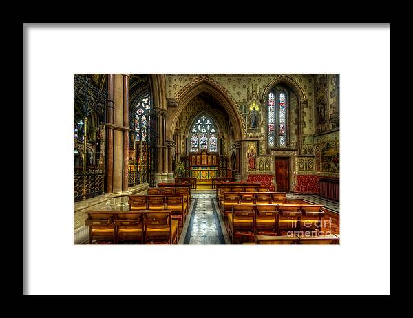 Hdr Framed Print featuring the photograph St Peter's Church 2.0 - Bournemouth by Yhun Suarez