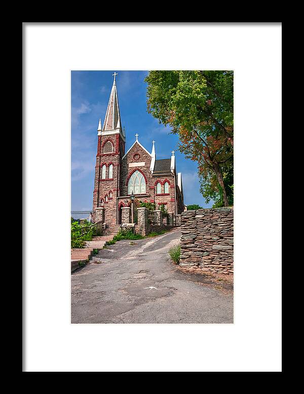 Harpers Ferry Framed Print featuring the photograph St Peters Church by Mary Almond