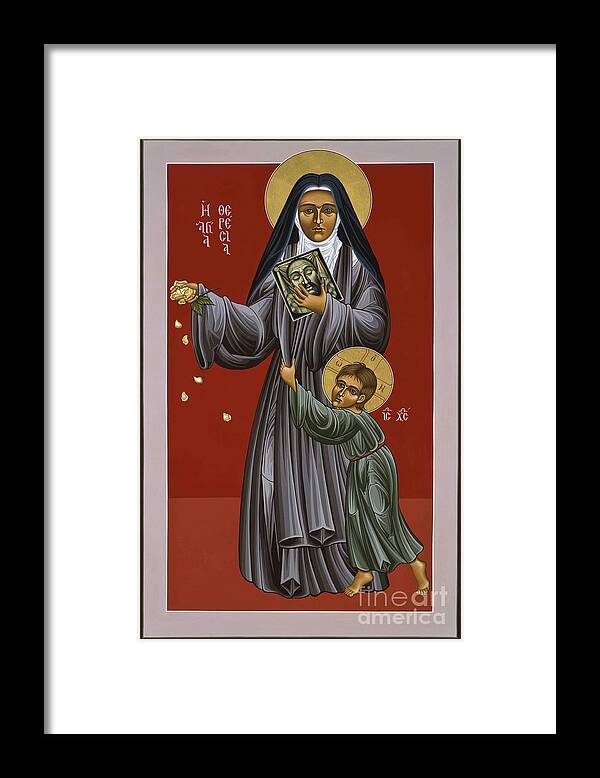 St. Therese Of Lisieux Framed Print featuring the painting St. Therese of Lisieux Doctor of the Church 043 by William Hart McNichols
