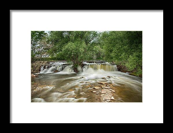 Waterfall Framed Print featuring the photograph St Vrain Waterfall by James BO Insogna