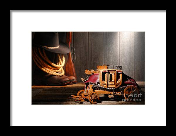 Stagecoach Framed Print featuring the photograph Stagecoach Dream by Olivier Le Queinec