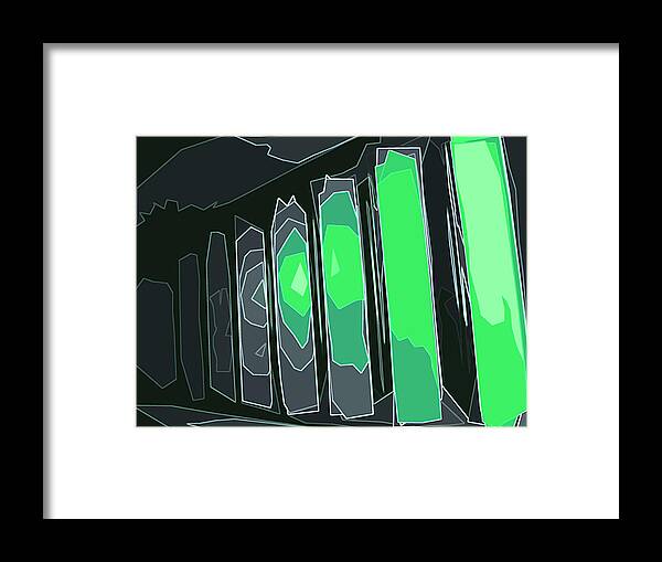 Lime Framed Print featuring the photograph Stained Glass by Michelle Hoffmann