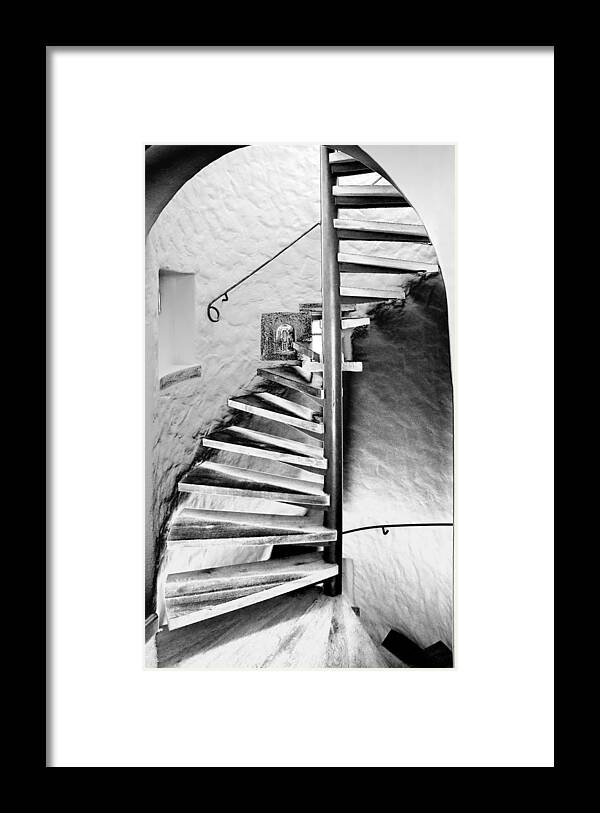 Staircase Framed Print featuring the photograph Staircase - spiral by Robert Culver
