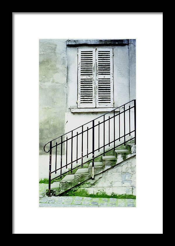 Paris Framed Print featuring the photograph Stairway in Paris by Mary Bedy