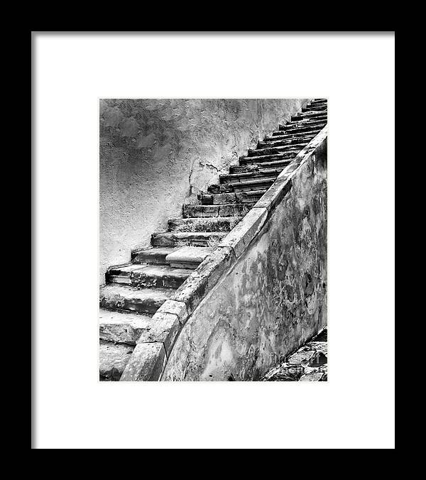 Stairs Framed Print featuring the photograph Stairway to Nowhere by Barry Weiss