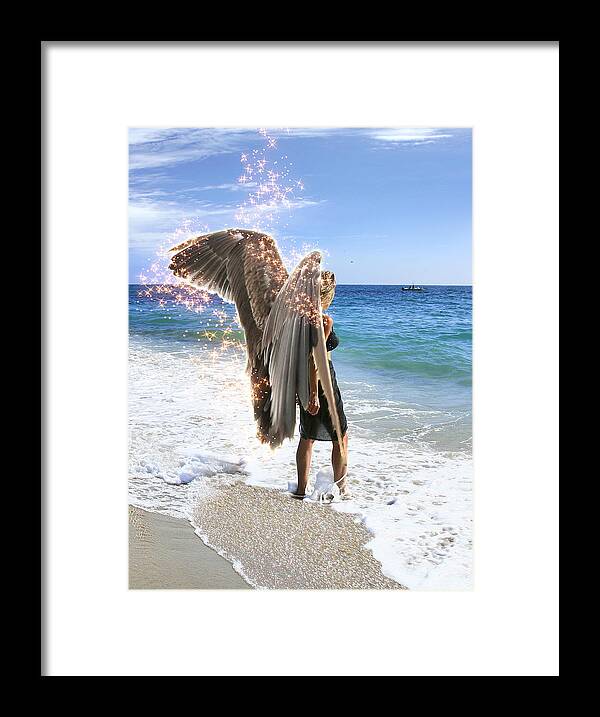 Angel Framed Print featuring the photograph Stand Your Ground by Acropolis De Versailles