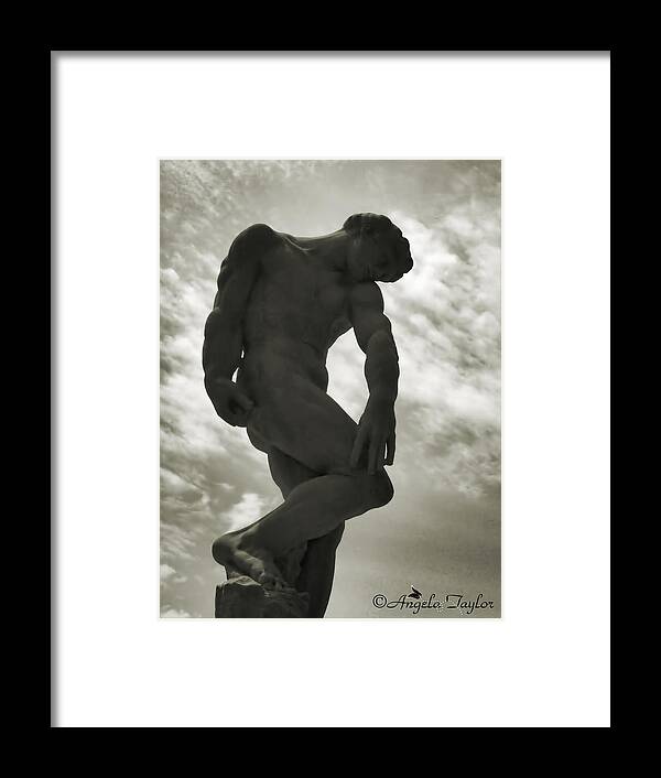 Statues Framed Print featuring the photograph Standing Tall by Angela Taylor