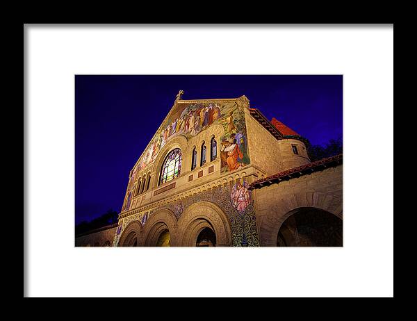 California Framed Print featuring the photograph Stanford University Memorial Church by Scott McGuire