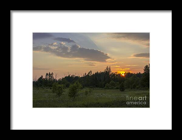 Michigan Up Framed Print featuring the photograph Start The Campfire by Dan Hefle