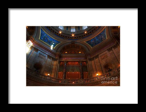 Minnesota Framed Print featuring the photograph State Capitol of Minnesota by Wayne Moran
