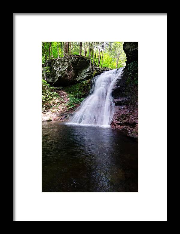 Cascade Waterfall Framed Print featuring the photograph Waterfall by Crystal Wightman