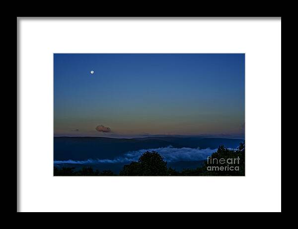Honey Moon Framed Print featuring the photograph Stawberry Moon Allegheny Ridges by Thomas R Fletcher