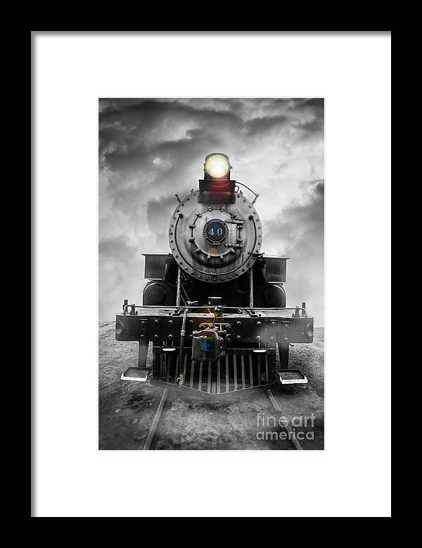 Essex. Train Framed Print featuring the photograph Steam Train Dream by Edward Fielding