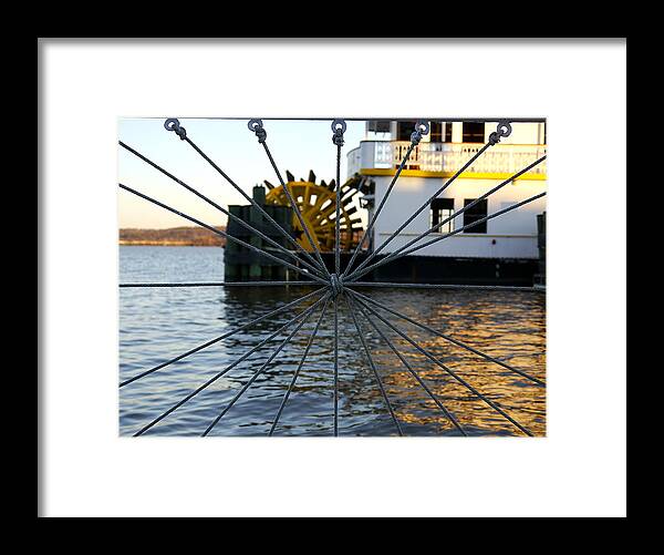 Richard Reeve Framed Print featuring the photograph Steamboat - Cherry Blossom 3 by Richard Reeve