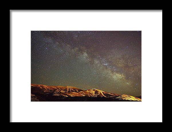 Steamboat Springs Framed Print featuring the photograph Steamboat Ski Sky by Matt Helm