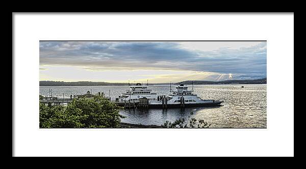 Ferry Framed Print featuring the photograph Steilacoom Ferry by Ron Roberts