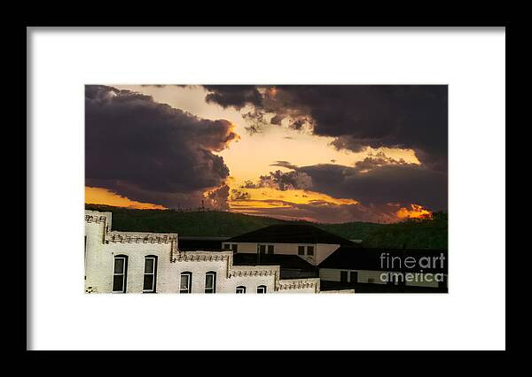 Cloudscape Framed Print featuring the photograph Beautiful Clouds by Charlie Cliques