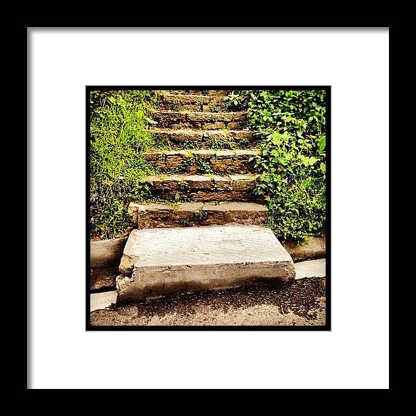 Mountains Framed Print featuring the photograph Step Up #maryjane #420 #pun #getit? by Vikram Singh