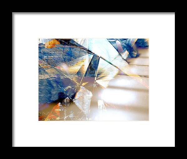 Art Framed Print featuring the digital art Steps In Light by Art Di