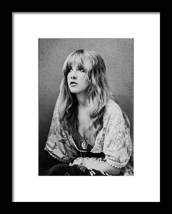 Stevie Nicks Framed Print featuring the photograph Stevie Nicks by Georgia Fowler