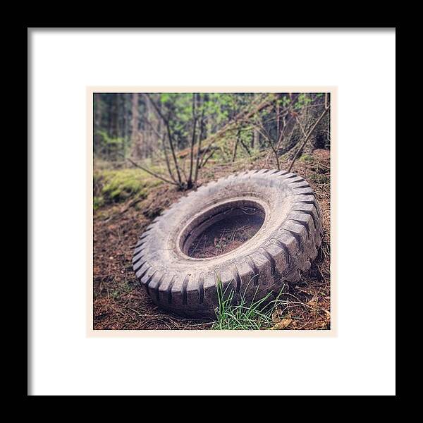 Life Framed Print featuring the photograph Still #life In The #forest 
#morava by Jan Kratochvil