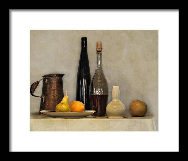 Pitcher Framed Print featuring the photograph Still Life Study by Carol Eade
