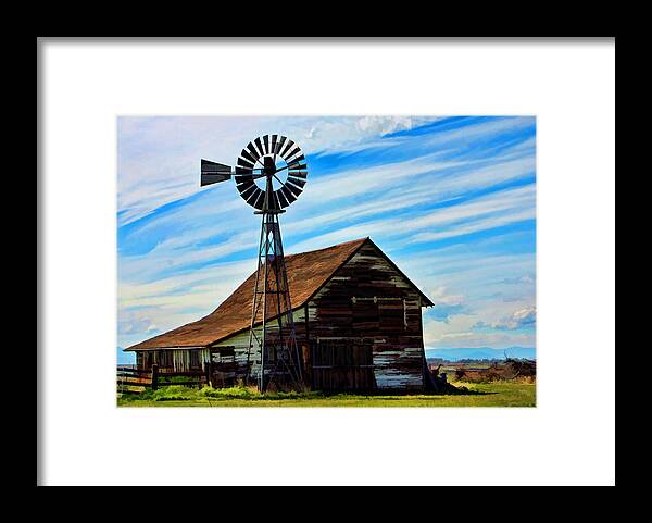 Barn Framed Print featuring the photograph Still Standing by David Sanchez
