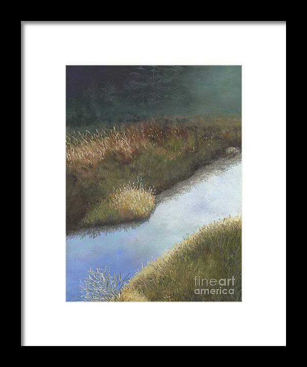 Creek Framed Print featuring the painting Still Water by Ginny Neece