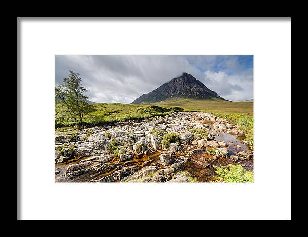 Buachaille Etive Mor Framed Print featuring the photograph Stob Dearg Mountain by David Head