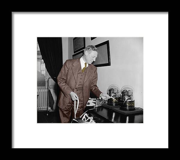 1939 Stockbroker Framed Print featuring the photograph Stockbroker by Andrew Fare
