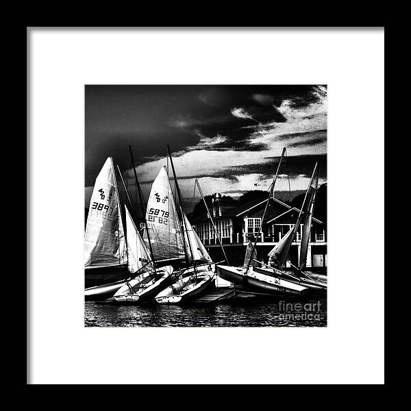 Sailboats Framed Print featuring the photograph Stockpiled Assets by Robert McCubbin