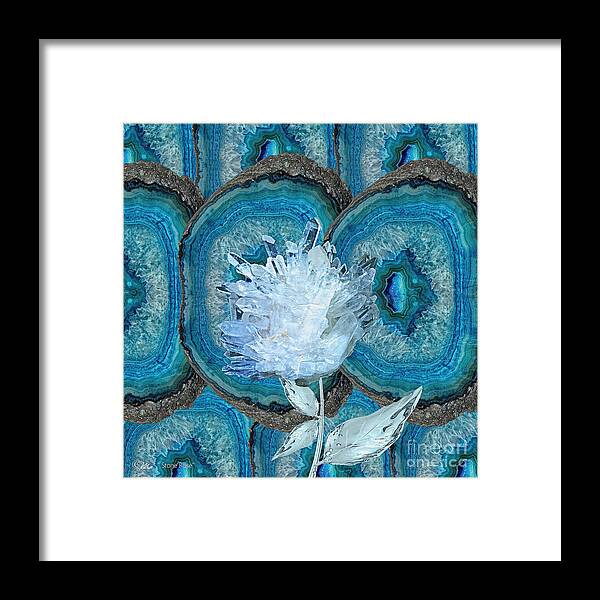 Stone Rose Framed Print featuring the photograph Stone Rose by Mo T