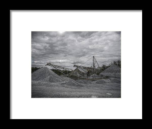 Richard Reeve Framed Print featuring the photograph Stone Work by Richard Reeve