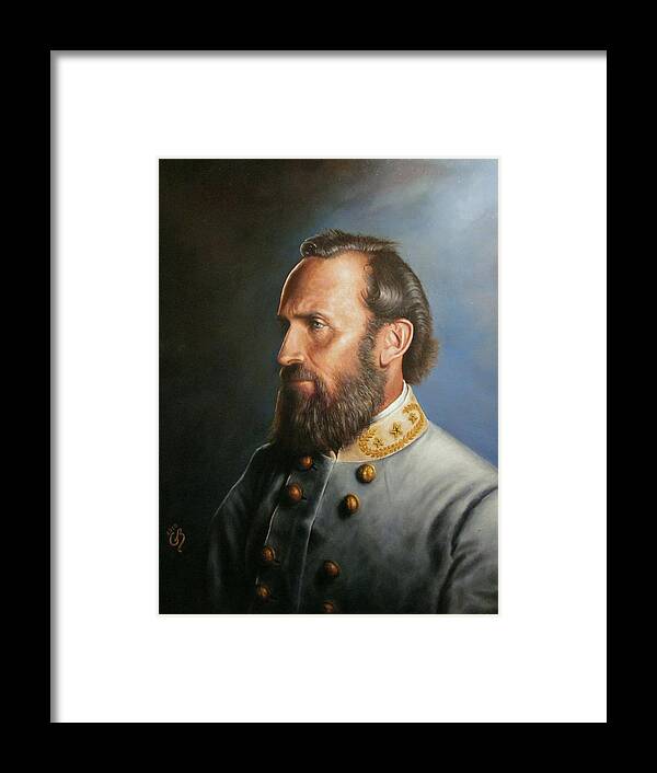 Stonewall Jackson Framed Print featuring the painting Stonewall Jackson by Glenn Beasley