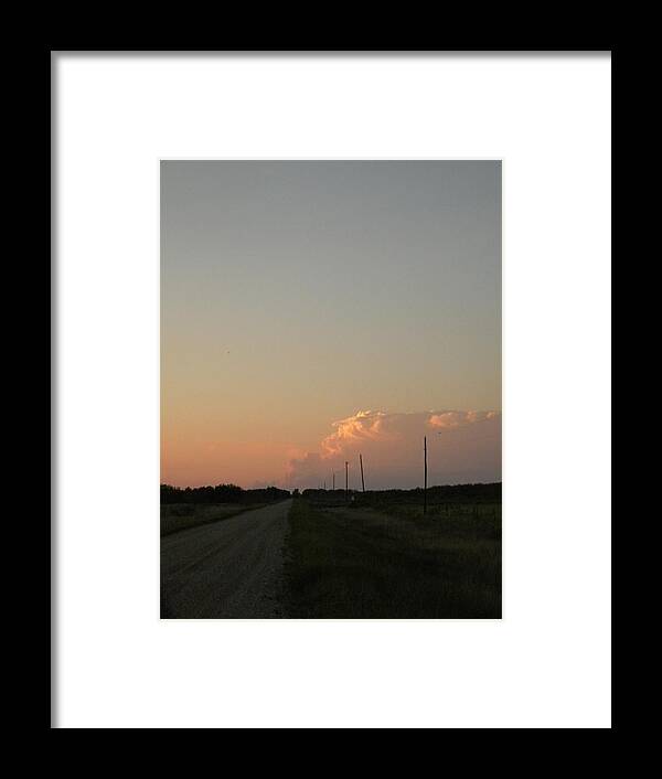 Landscape Framed Print featuring the photograph Storm Front by James Petersen