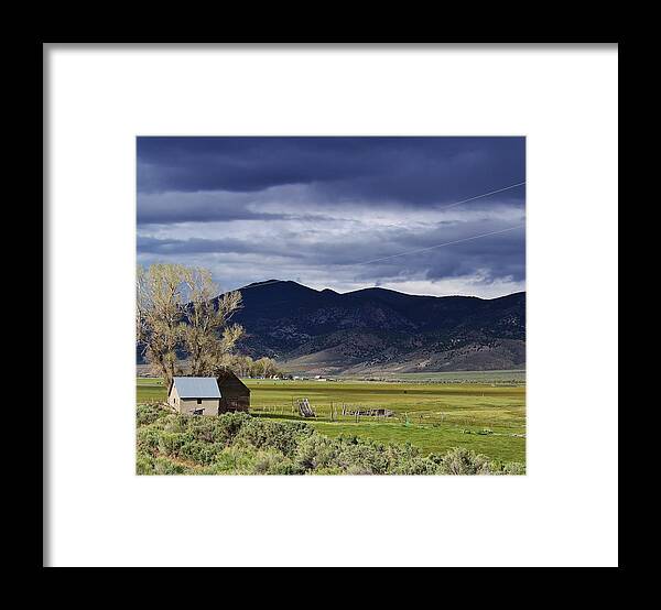 Nature Framed Print featuring the photograph Storm on the Horizon by Bruce Bley