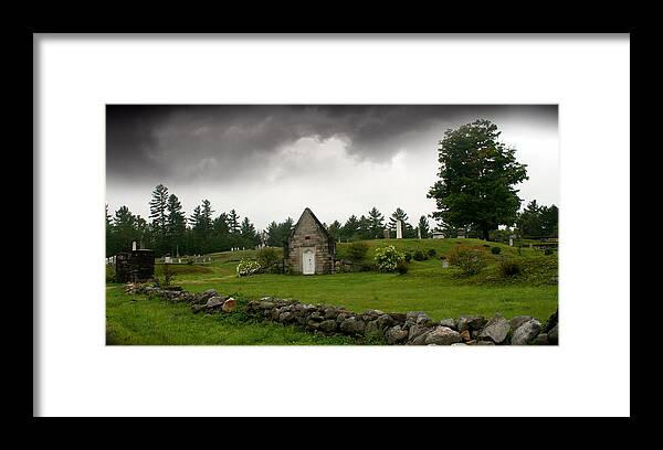 Storm Framed Print featuring the photograph Storm over Maine by Kathryn McBride