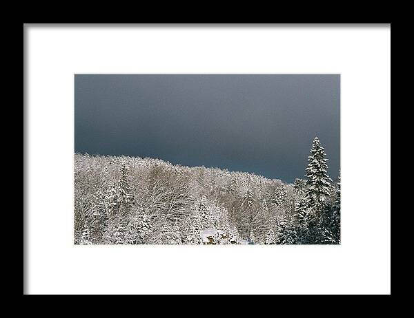 Scenery Framed Print featuring the photograph Storm's a'brewin' by David Porteus