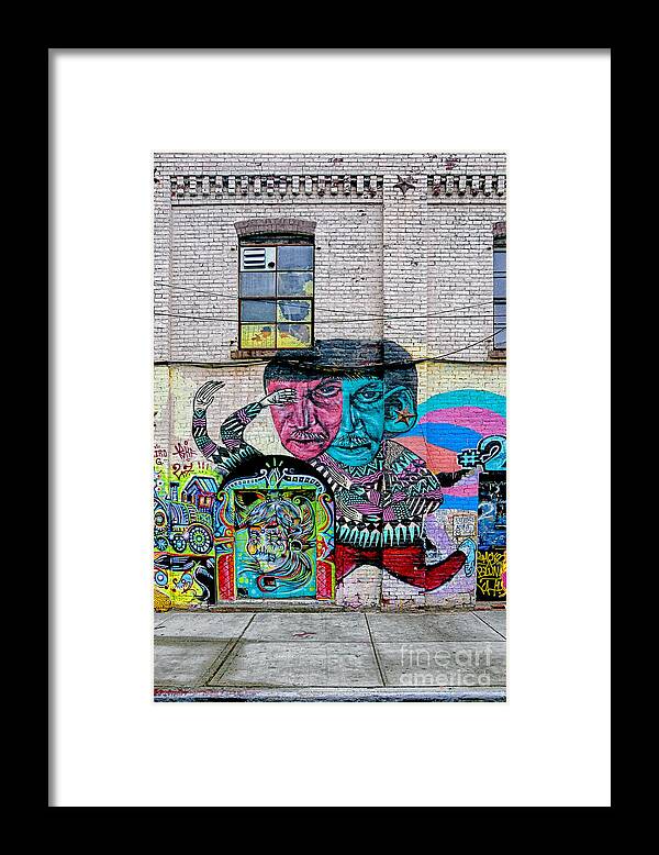 Nyc Framed Print featuring the photograph Street Art 2 by Bob Stone
