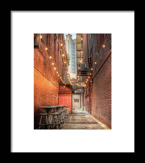 Atlanta Framed Print featuring the photograph Street Cafe by Anna Rumiantseva