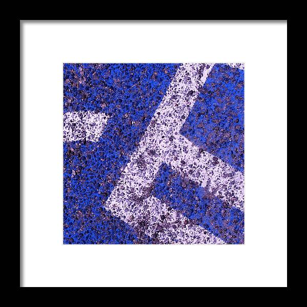 Street Framed Print featuring the photograph Street Painting Number 1 by Joe Kozlowski