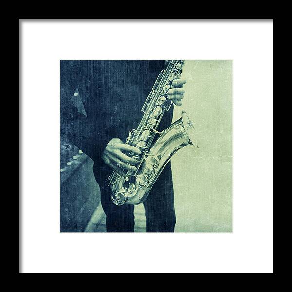 Istanbul Framed Print featuring the photograph Street Saxophonist Detail by Thepalmer