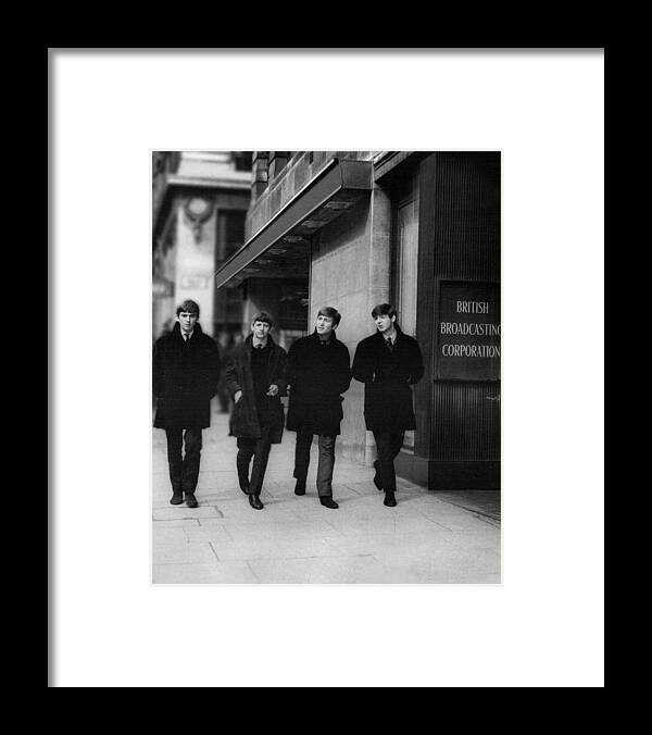 Beatles Framed Print featuring the photograph The Beatles by Retro Images Archive
