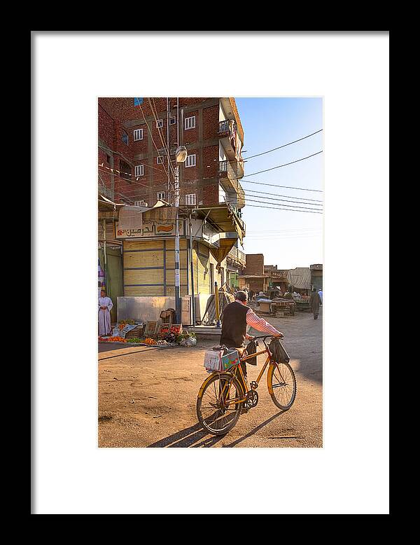 Egypt Framed Print featuring the photograph Streets of Everyday Egypt by Mark Tisdale