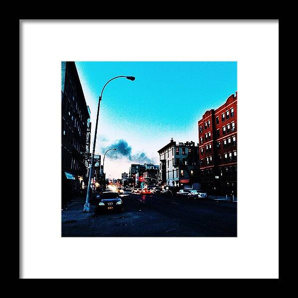  Framed Print featuring the photograph Streets Of Fire by Kerri Green