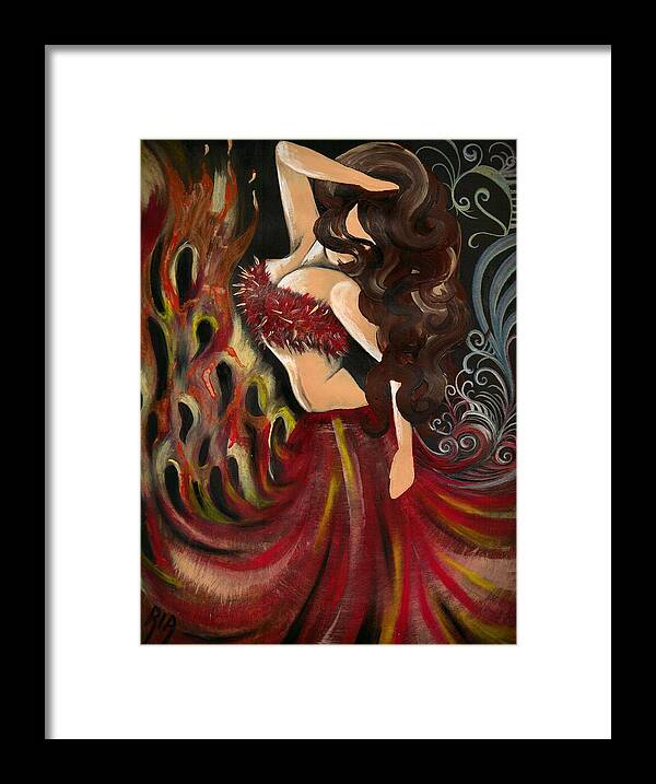 Sexy Framed Print featuring the photograph Strong Femininity by Artist RiA